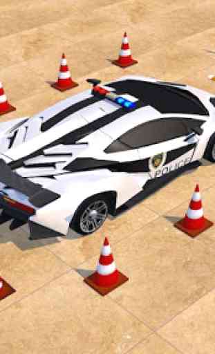 Modern Police Car Parking 2- Car Driving Games 3
