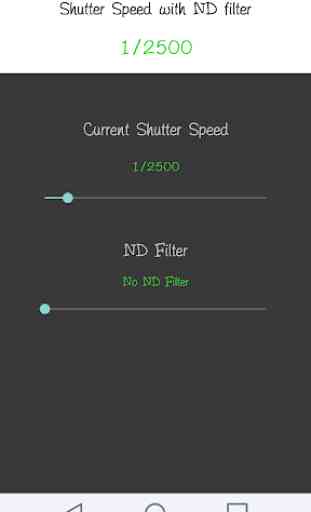 ND Filter Calculator Pro 1