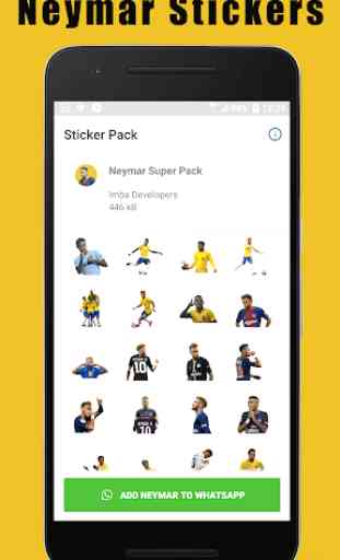 Neymar Stickers para WhatsApp 1