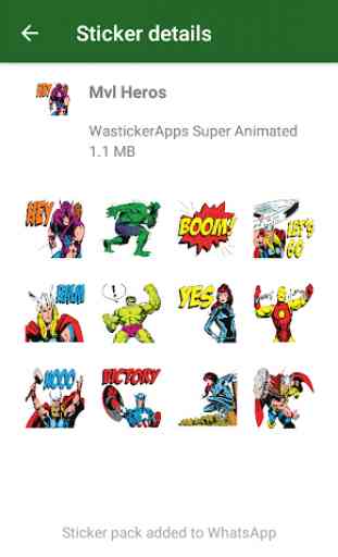 ☆Nuevos Stickers de Super Heroes (WAStickerApps) 1