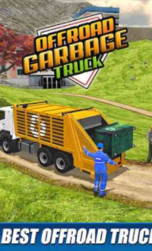 Offroad Garbage Truck: Juegos de conducción 3