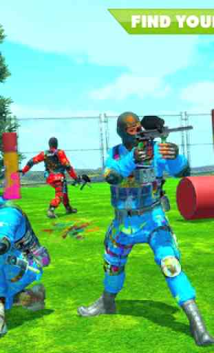 Paintball Arena Royale Shooting Battle: Color War 1