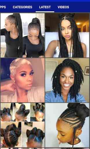 Peinado de mujer africana 1