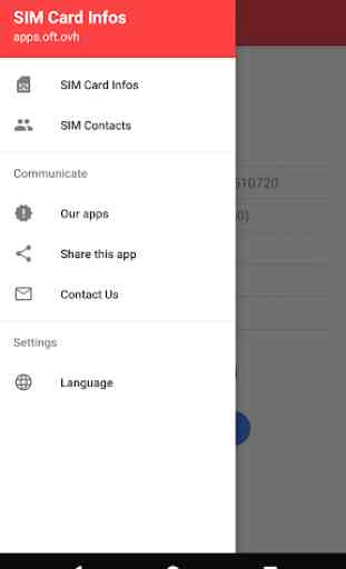 SIM Infos & Contacts - Export SIM contacts VCard 3