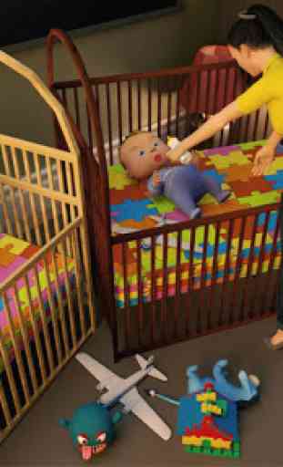 simulador de madre real: bebé gemelo 3D 2