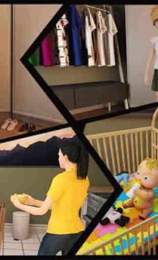 simulador de madre real: bebé gemelo 3D 4