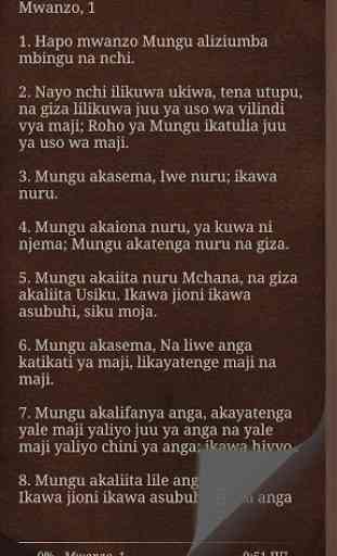 Swahili Bible - Biblia Takatifu 4
