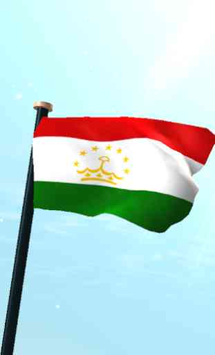Tayikistán Bandera 3D Gratis 1
