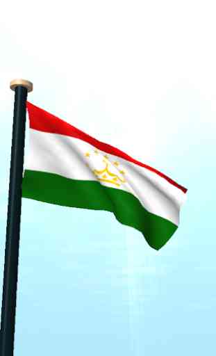 Tayikistán Bandera 3D Gratis 2