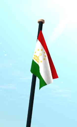 Tayikistán Bandera 3D Gratis 3