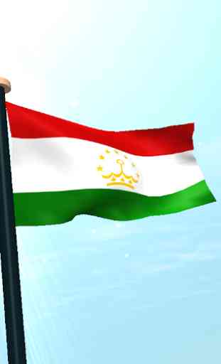 Tayikistán Bandera 3D Gratis 4