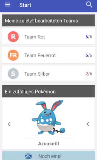 Teambuilder - App für Pokémon-Spiele 1