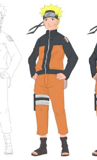 Tutorial de dibujo Naruto (paso a paso) 2