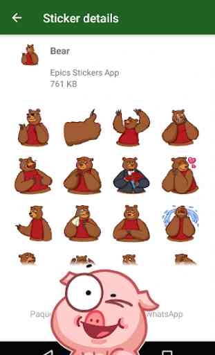 WAstickerApps Animales Lindos Stickers 3
