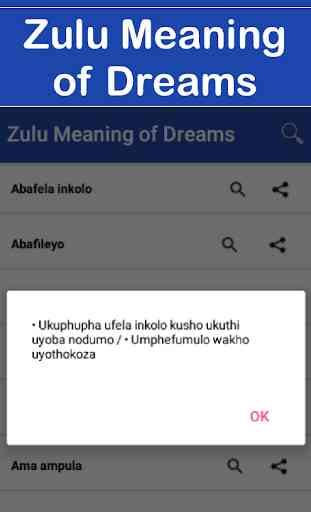 Zulu Meaning of Dreams 2