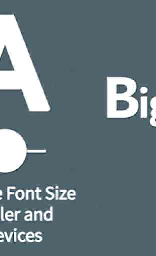 Big Font - Change Font Size & Display Size Enlarge 4