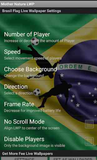 Brazil Football Live Wallpaper 4