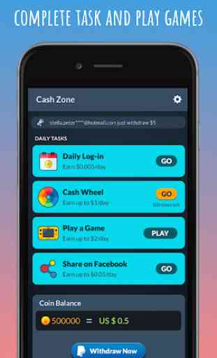 Cash Zone - Get reward by playing games 3