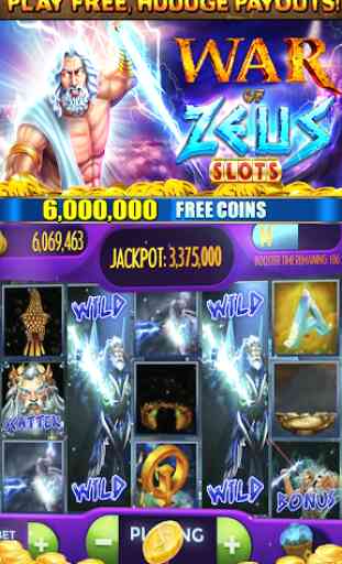 Cinematic Slots! War of Zeus Vegas Casino Slots 4
