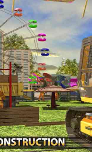 construcción parque simulador de juegos infantiles 4