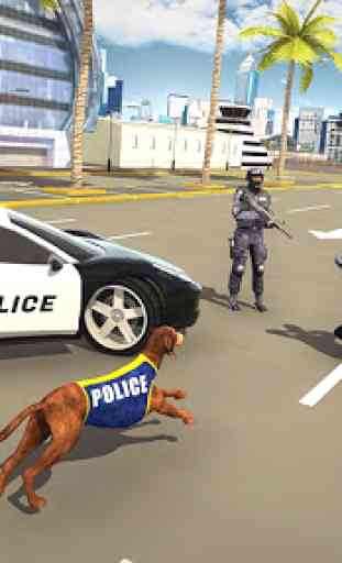 Crimen Policía Perro Persecución Simulador 1