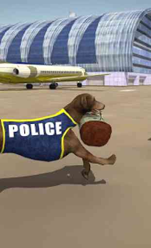Crimen Policía Perro Persecución Simulador 4