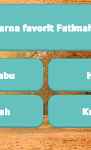 Fatimah Halilintar Trivia Game 1