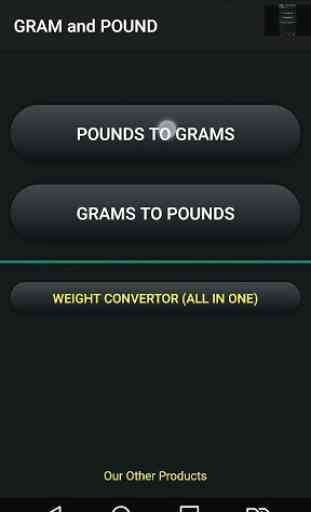 Gram and Pound (g - lb) Convertor 1