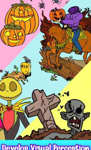 Halloween Color by Number - Horror Painting Book 3