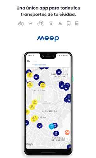 Meep Málaga - transporte público, taxi y más 2