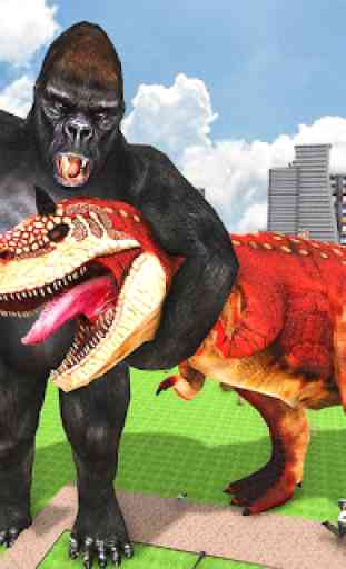 Monster Dinosaur Rampage: Angry King Kong Games 4