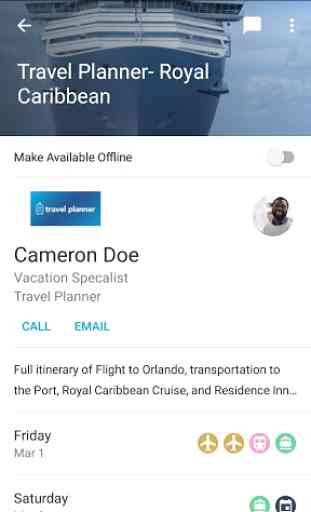 My Travel Planner App 2
