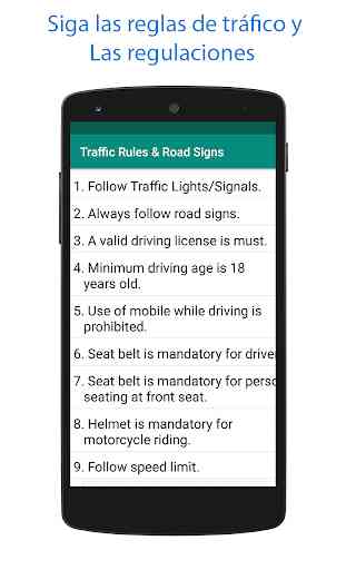 Normas de tráfico & Las señales de tráfico 4