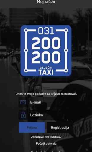 Osječki taxi – aplikacija za naručivanje 1