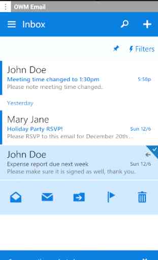 OWM for Outlook OWA 2016 Email 2