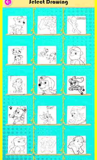 Paw Ryder - Puppy Patrol Coloring Book 2