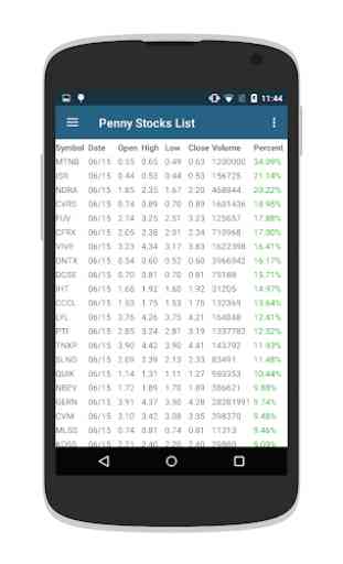 Penny Stocks - Gainers & Losers 2