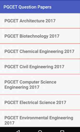 PGCET Question Papers 3