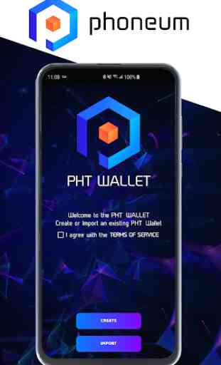 Phoneum Wallet - PHT and ETH Crypto Wallet 1
