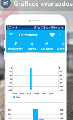 Podómetro gratis - Contador de pasos y calorías 2
