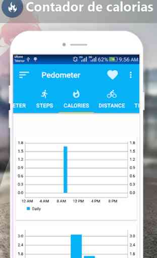 Podómetro gratis - Contador de pasos y calorías 3