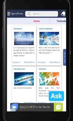 Question Answer App, QueryHome 2