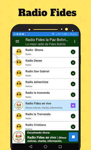 Radio Fides la Paz Bolivia en vivo – Boliviana 2