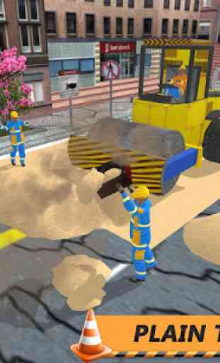 Real Road Construction Sim: juego City Road Builde 2