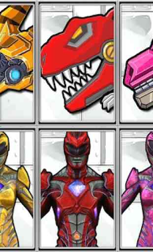 Red Ranger Robots Vs Dino 2