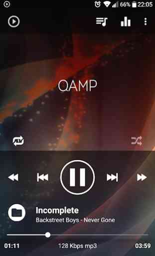 Reproductor Mp3 - Reproductor de musica - Qamp 1