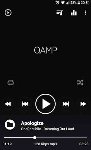 Reproductor Mp3 - Reproductor de musica - Qamp 3