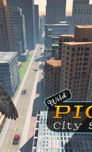 Salvaje Paloma Pájaro Ciudad Simulador 1
