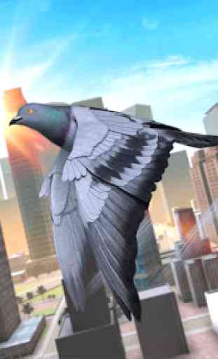 Salvaje Paloma Pájaro Ciudad Simulador 3