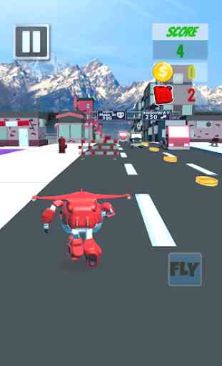 Super Flying Robot Game For Kids 3
